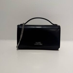 NWT Marc Jacobs The Glam Mirror mini bag black